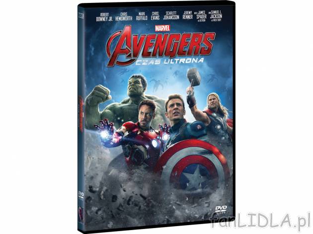 Film DVD ,,Avengers: Czas Ultrona&quot; , cena 19,99 PLN za 1 opak. 
Marvel ...