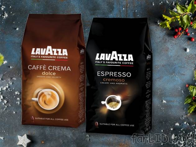 Lavazza Espresso Cremoso lub Caffe Crema Dolce , cena 44,00 PLN za 1 kg/1 opak.
