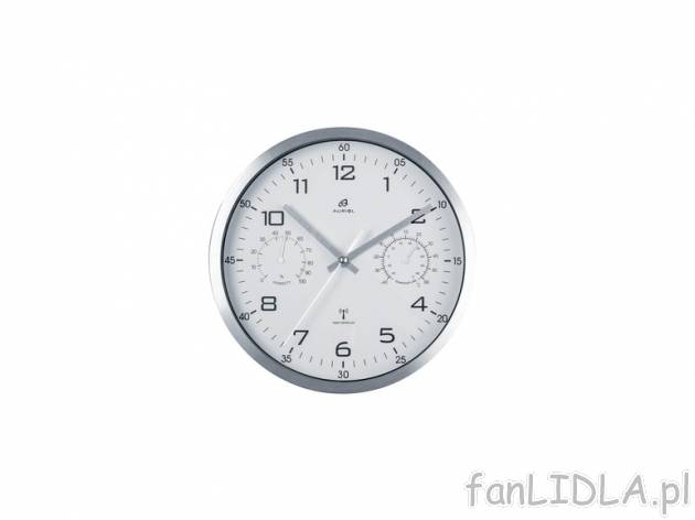Zegar ścienny sterowany radiowo Auriol, cena 49,99 PLN za 1 szt. 
- Ø 25 cm 
- ...