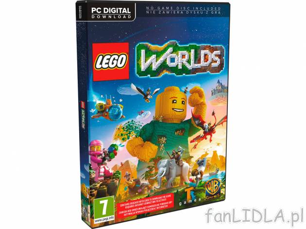 Gra PC. Lego. Worlds , cena 49,99 PLN za 1 szt. 
Uwaga! Wersja na PC nie zawiera ...