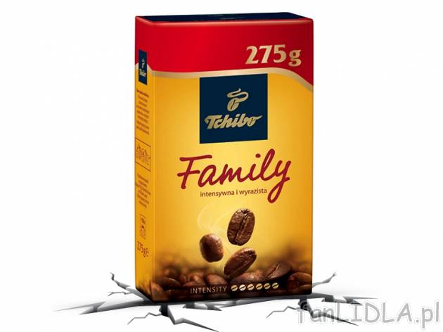 Tchibo Family , cena 6,00 PLN za 275 g/1 opak., 1 kg=24,69 PLN.