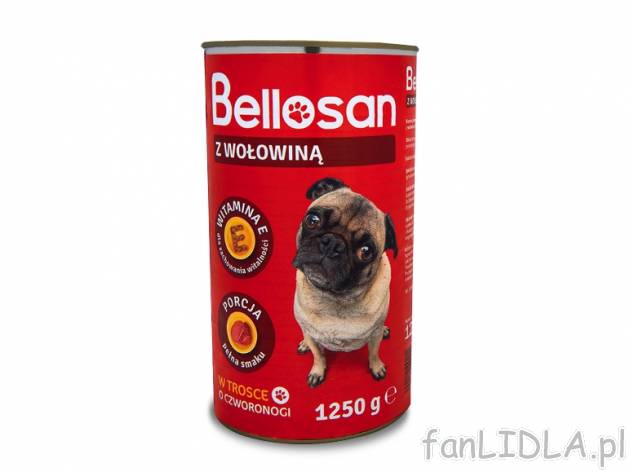 Bellosan Karma dla psa , cena 2,00 PLN za 1,25 kg/1 opak., 1 kg=2,32 PLN. 
* Cena ...