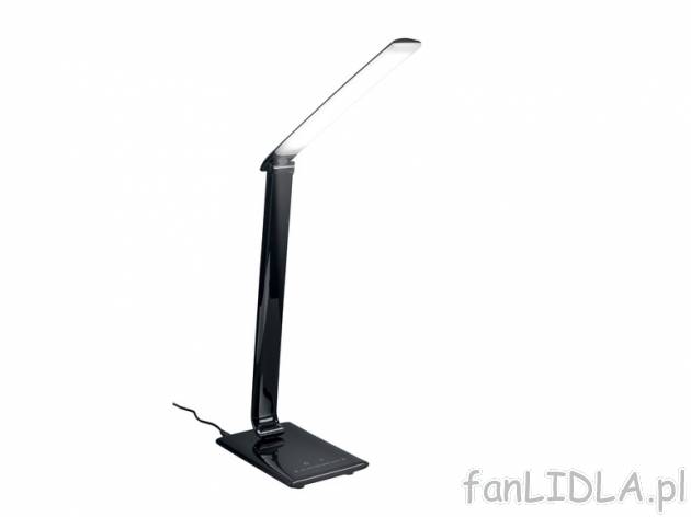 Lampa LED 12 W z portem USB , cena 99,00 PLN za 1 szt. 
- z panelem dotykowym 
- ...