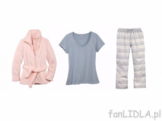 3-częściowa piżama damska Esmara, cena 69,90 PLN za 1 zestaw 
- w każdym zestawie: ...
