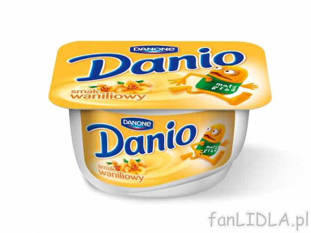 Danone Danio Serek o smaku waniliowym , cena 1,00 PLN za 140 g/1 opak., 100 g=0,71 ...