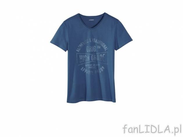 T-shirt Livergy, cena 19,99 PLN za 1 szt. 
- rozmiary: M-XL 
- 7 wzor&oacute;w ...