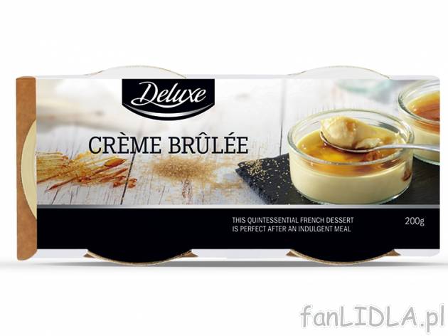 Deser Creme Brulee , cena 5,00 PLN za 2x100 g/1 opak., 100 g=3,00 PLN. 
Oferta ...