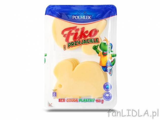 Polmlek Fiko Ser dla dzieci , cena 2,00 PLN za 150 g/1 opak., 100 g=1,86 PLN.