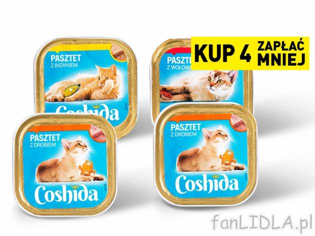 Coshida Karma dla kota Premium , cena 0,00 PLN za 100 g/1 opak. 
*Cena za 1 opakowanie ...