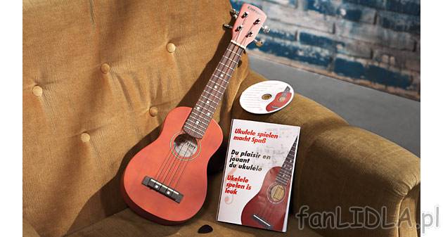 Gitara ukulele , cena 89,90 PLN za 1 opak. 
- sopranowe ukulele dla początkujących ...