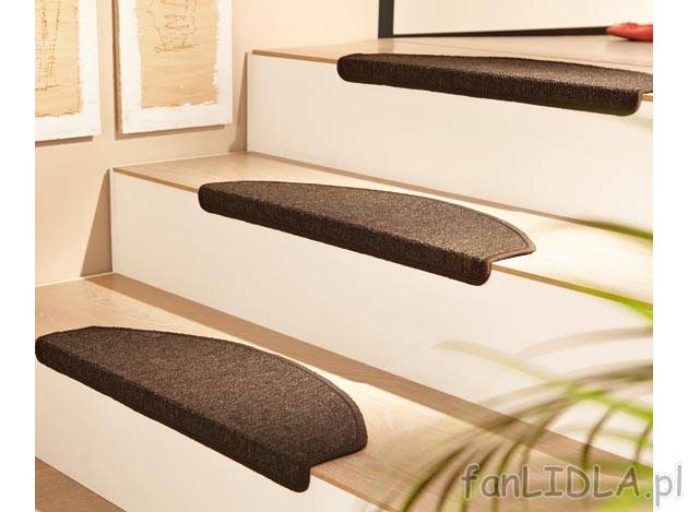 Komplet 3 nakładek dywanowych na schody Meradiso, cena 24,99 PLN za 3 szt. 
- ...