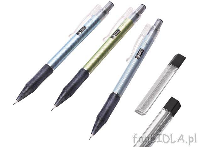 Komplet 3 ołówków automatycznych United Office, cena 7,99 PLN za 1 opak. 
- ...