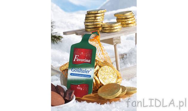 Monety , cena 4,99 PLN za 150 g 
-  z czekolady