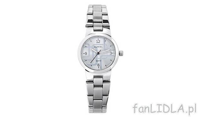Zegarek Auriol, cena 39,99 PLN za 1 szt. 
- eleganckie, klasyczne wzornictwo 
- ...