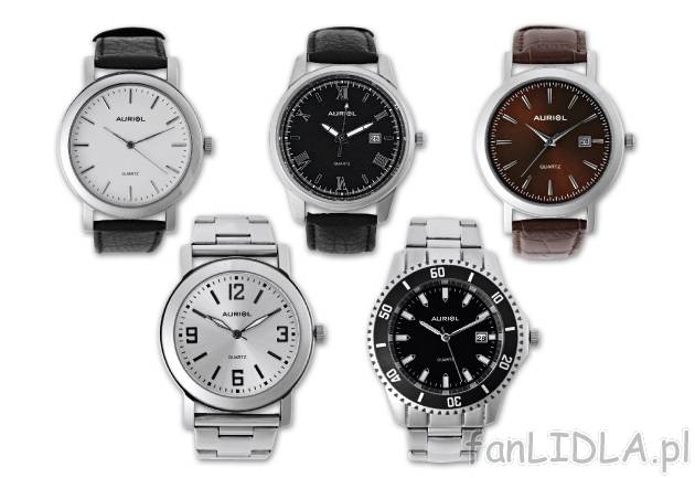 Zegarek Auriol, cena 39,99 PLN za 1 szt. 
- precyzyjny mechanizm kwarcowy, 
- ...