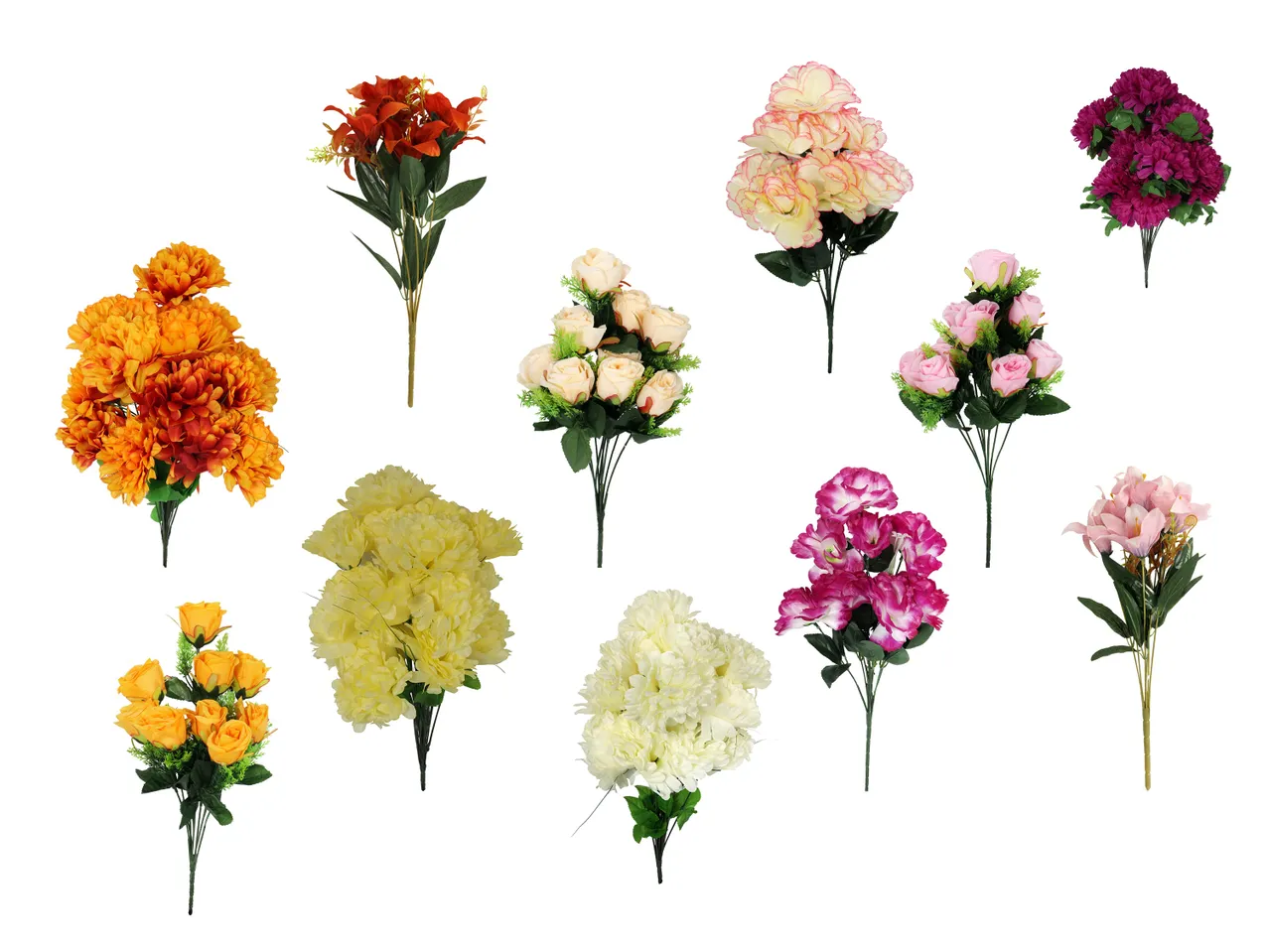 Bukiet sztucznych kwiatów , cena 16,99 PLN 
Bukiet sztucznych kwiatów 11 zestawów ...