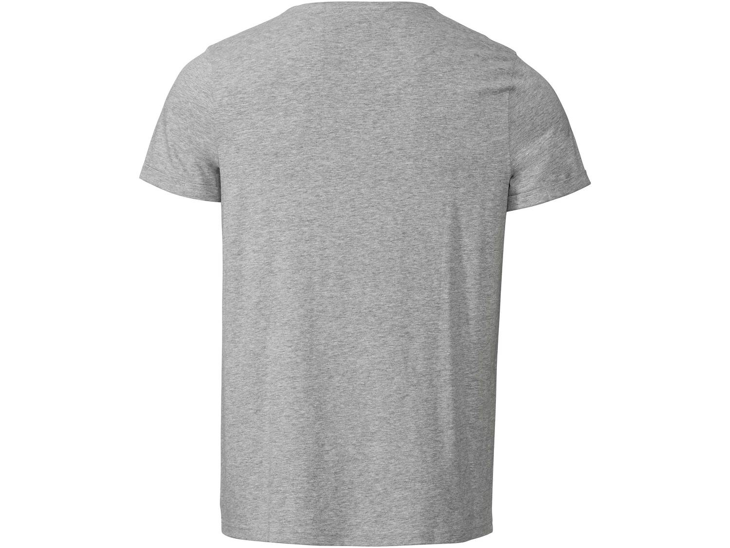 T-shirt męski Livergy, cena 24,99 PLN 
- 90% bawełny, 10% wiskozy
- zmieniający ...