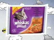 Whiskas Karma dla kotów , cena 4,69 PLN za 4x100 g, 1kg=11,73 ...