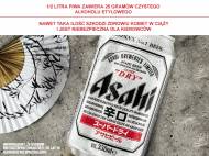 Piwo Asahi , cena 2,99 PLN za 330 ml, 1L=9,06 PLN.