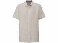 Koszula męska z lnem , cena 39,99 PLN 
- 55% lnu, 45% bawełny
- ...