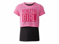 Koszulka dziewczęca , cena 19,99 PLN. Sportowy T-shirt z modnymi ...