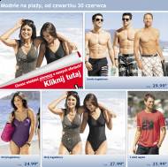 Gazetka LIDL od czwartku 30 czerwca 2011 Modnie na plaży - stroje kąpielowe i moda