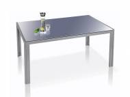 Aluminiowy stół szklany Florabest, cena 279,00 PLN za 1 szt. ...