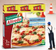 Pizza Mozzarella , cena 11,99 PLN za 3x350 g 
- Wypiekana w ...