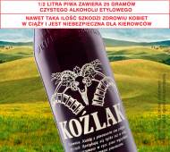 Piwo Koźlak , cena 3,99 PLN za 0.5L/1opak. 
-  Informujemy, ...