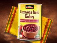 Fasola chili , cena 2,49 PLN za 420 g/1 opak., 1kg=5,93 PLN.