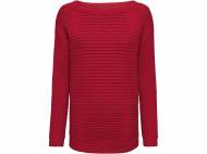 Czerwony sweter damski o okrągłym dekolcie , cena 29,99 PLN ...