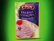 Kiełbasa szynkowa Pikok, cena 5,99 PLN za 100 g 
- Kiełbasa ...