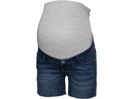 Jeansowe spodenki ciążowe , cena 34,99 PLN. 
- rozmiary: ...