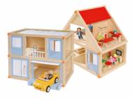 Drewniany dom dla lalek , cena 99,00 PLN za 1 opak. 
- 2 zestawy ...