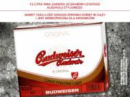 Budweiser 20 butelek , cena 45,00 PLN za 20 x 500 ml, 1 l=4,50 ...
