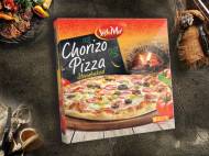 Pizza Chorizo , cena 3,00 PLN za 330 g/1 opak., 1 kg=12,09 PLN.