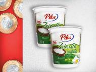 Pilos Zsiadłe mleko , cena 2,00 PLN za 2x370g, 1kg=2,70 PLN.