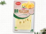 Milbona Bio Gouda lub Maasdamer w plastrach , cena 4,00 PLN ...