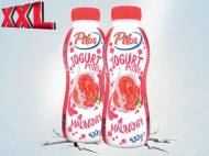 Pilos Jogurt pitny 2 szt. , cena 3,00 PLN za 2 x 400 g, 1 kg=3,75 ...