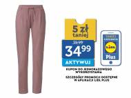 Spodnie z wiskozą Esmara, cena 39,99 PLN 
- rozmiary: S-L
- ...