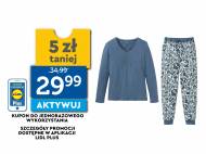 Piżama damska Esmara Lingerie, cena 34,99 PLN 
- 100% bawełny
- ...