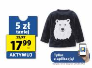 Bluza polarowa Lupilu, cena 22,99 PLN 
- rozmiary: 74-92
- z ...