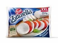 Zott Mozzarella XXL , cena 5,00 PLN za 250 g/1 opak., 100 g=2,20 PLN.