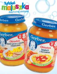 Gerber dania dla niemowląt , cena 4,39 PLN za 1 opak. 
- różne ...