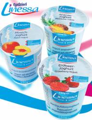 Jogurt owocowy , cena 0,95 PLN za 150 g 
- Różne rodzaje. ...