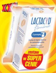 Lactacyd + chusteczki , cena 12,99 PLN za zestaw 
-  zestaw