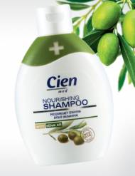 Oliwkowy szampon Cien, cena 5,99 PLN za 250 ml 
- zawarta w ...