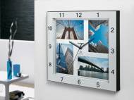 Zegar ściennyz ramką na zdjęcia Auriol, cena 49,90 PLN za ...