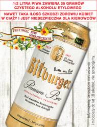 Piwo Bitburger , cena 1,99 PLN za 500 ml / 1 opak. 
- Informujemy, ...