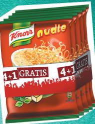 Nudle Knorr , cena 5,49 PLN za 256/264 g/ 1 opak. 
- 256/264 ...